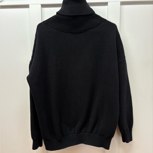 Emerson Fry Classic Black Turtleneck Sweater - Picture 2 of 4